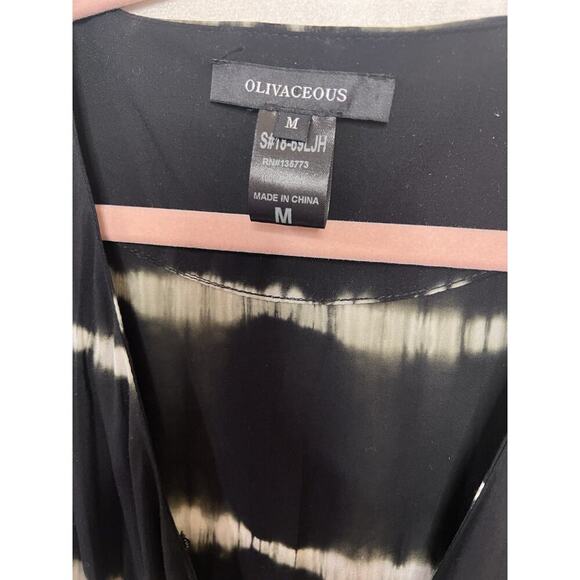 Size Medium Olivaceous Jumpsuit Black & White - Picture 3 of 5